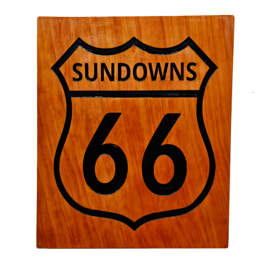 Macrocarpa 'Sundowns 66' Sign